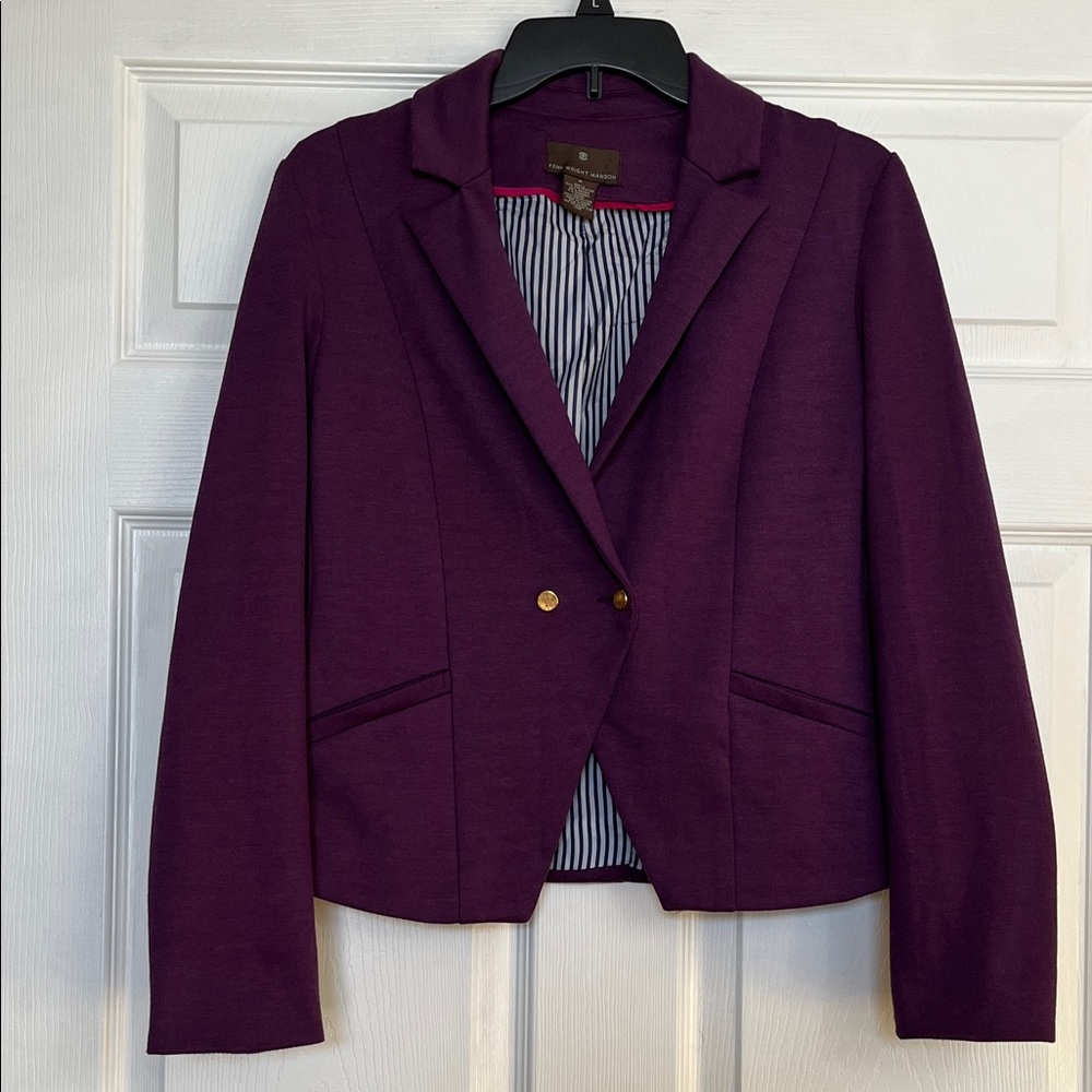 Fenn Wright Manson Blazer - Women’s Size S, Purple Suit Jacket